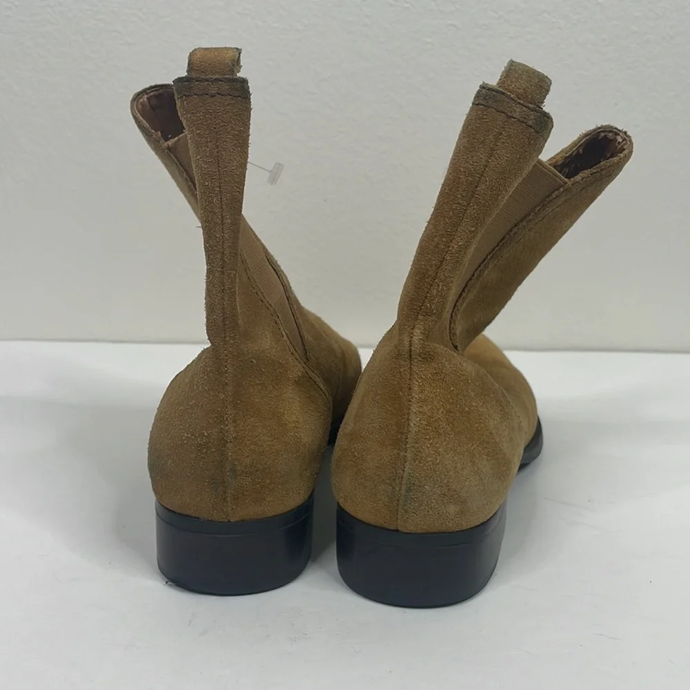 Antonio Melani Suede Ankle Boots Womens‎ size 10 Taupe AS IS
